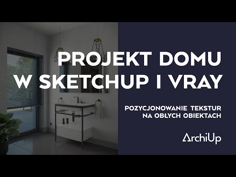 Projekt domu w SketchUp i V-Ray [cz.9/10]