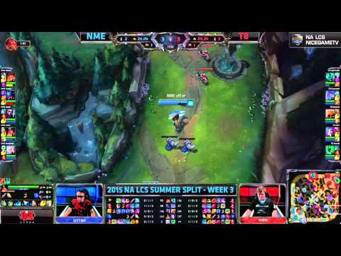 2015 NA LCS Summer 3주차 1경기 NME vs T8 150614
