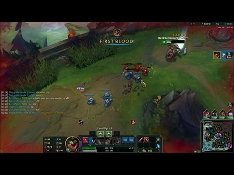 Fervor Renekton vs Olaf Top lane League of Legends 6.24