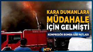 Fabrika Cehenneme Döndü, Kompresör Bomba Gibi Patladı! Kahrden Haber G