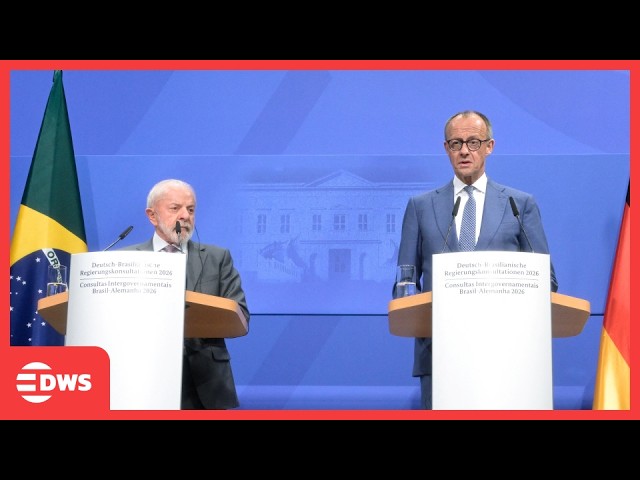 Bildquelle: FULL: German Chancellor Merz and Brazil's Lula Deliver Statements at Joint Presser in Germany | AC1E von DWS News