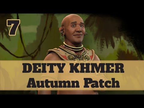 Civ 6 Khmer 7 Let's Play - Jayavarman Religious Relics Victory on the Autumn Patch