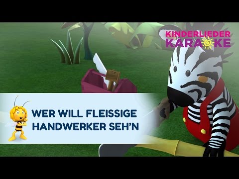 Wer will fleißige Handwerker sehen | Kinderlieder Karaoke mit Biene Maja, Wickie, Heidi & Co.