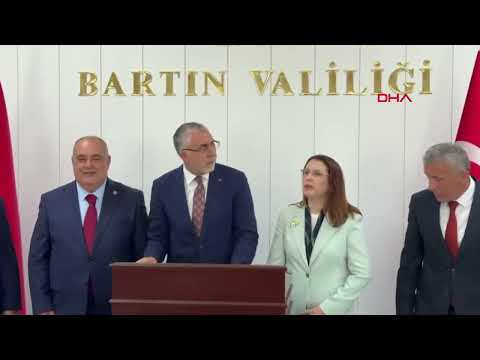 Çalışma ve sosyal güvenlik bakanı Vedat Işıkhan Bartın’da