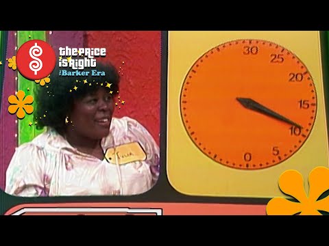 Contestant RACES Against the Clock Game for a BIG WIN! - The Price Is Right 1982