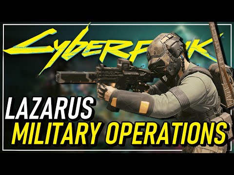The BEST Corporate Military - The Lazarus Group | Cyberpunk 2077 Lore
