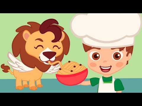 UN TALLARÍN 🍜 Canciones Infantiles ♫ HD ☁️🦁☁️
