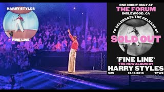 HARRY STYLES FINE LINE ONE NIGHT ONLY (FULL CONCERT) Los Angeles Forum December 13, 2019