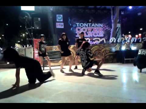 150314 (Cover AOA) Carina - confused+miniskirt @Tontan khonkaen cover dance warm up-stage