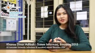 Tips Mendapatkan Beasiswa dari Khansa Dinar Adibah