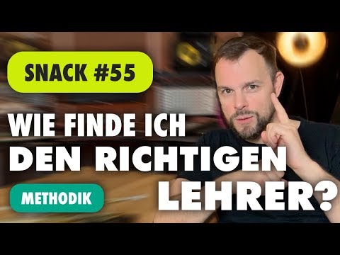 CBM Snack 55 - "Die erste Unterrichtsstunde" oder "Wie finde ich den richtigen Lehrer?"