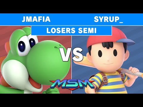 MSM Online 18 - Jmafia (Yoshi) Vs Syrup_ (Ness) Losers Semi - SSBU
