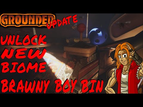 Grounded Super Duper UPDATE How to UNLOCK NEW REGION Brawny Boy Bin