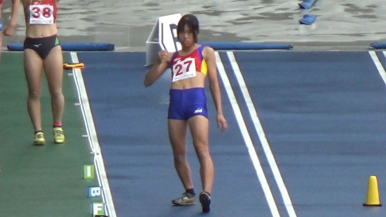 滋賀国スポ陸上2025 少年女子A三段跳 佐野胡子 関大北陽高校