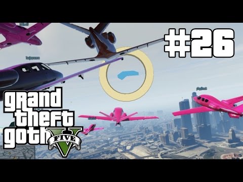 Carreras Vikingas AEREAS! #3 GTA V #26 en Español - GOTH