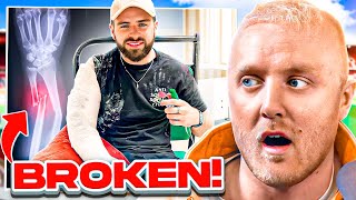 Tom Garratt Broken Arm UPDATE!