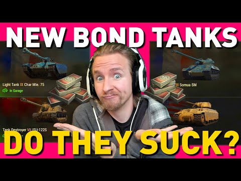 Playing the NEW BOND STORE tanks! Do they suck?