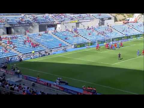 Resumen de Getafe CF ) Osasuna   jornada 4 2013 2014