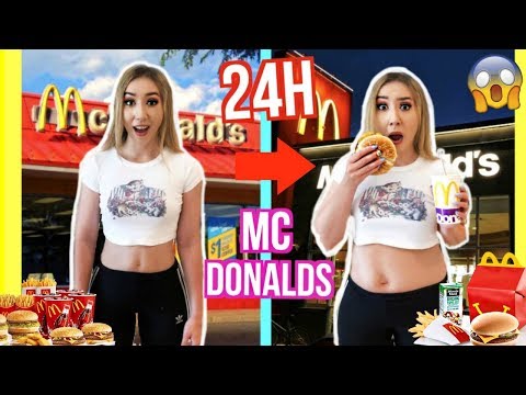 FREUNDIN hilft bei 1 Tag SPANISCHES MCDONALDS ESSEN *GEWICHT CHALLENGE*