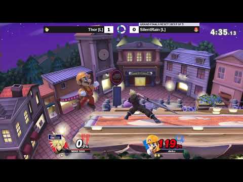 SOS173 SSBU Grand Finals RESET - Thor [L] (Cloud) vs SilentRain [L] (Mario)