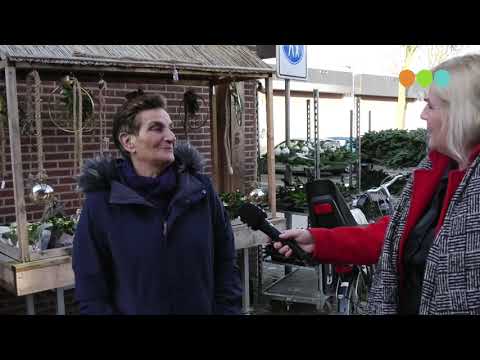 Winkelcentrum Wezep in lockdown december 2020
