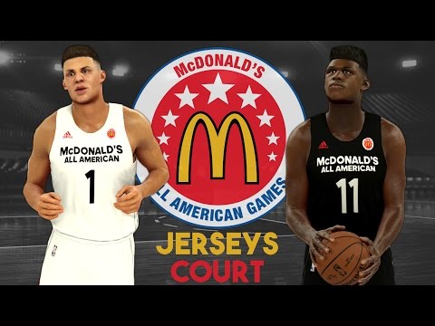 NBA 2K17 - 2017 McDonald's All American Jersey & Court Tutorial