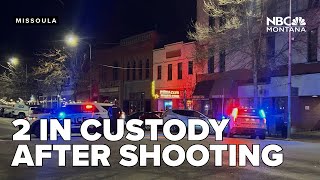 Suspects in downtown Missoula shooting in custody