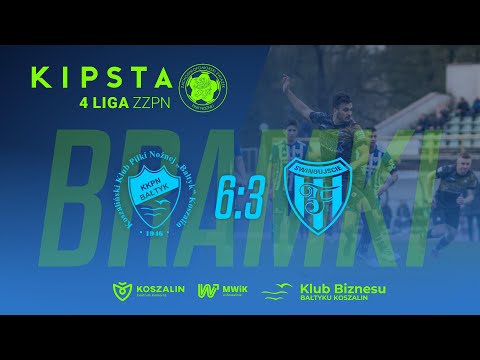 4 liga: Bałtyk Koszalin vs Flota Świnoujście | bramki