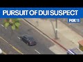 Pursuit Suspect In East LA Goes Rouge