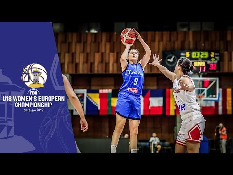 Croatia v Italy - Full Game - FIBA U18 Women's European Championship 2019
