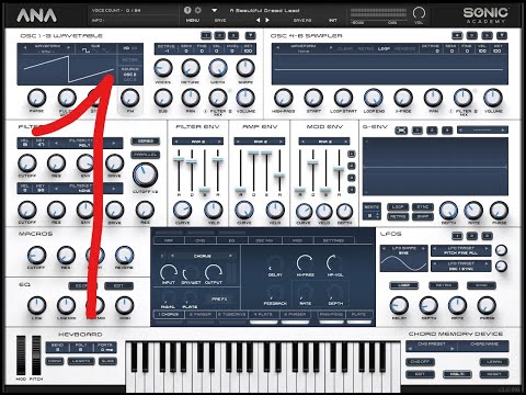 ANA 2 Synth Plugin - The best arpeggios presets review part 1