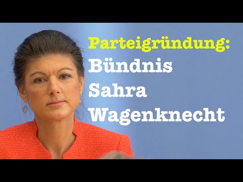 Video Thumbnail: BPK: Parteigründung "Bündnis Sahra Wagenknecht - Vernunft & Gerechtigkeit" | 8. Januar 2024