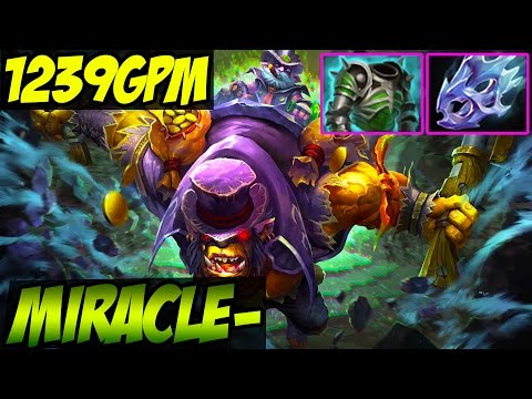 Miracle- 9109MMR Top 1 MMR in The World - Plays Alchemist - 1239GPM - Full Game
