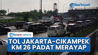 Kemacetan Tol Jakarta-Cikampek Km 26, Kendaraan Nyaris Tak Bergerak, Jasa Marga Siapkan Contraflow