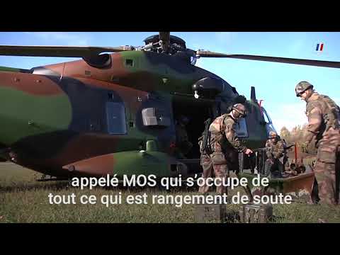 Présentation du Caïman au 1er RHC