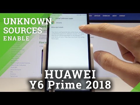 How to Enable App Installation in HUAWEI Y6 Prime 2018 - Allow Unknown Sources