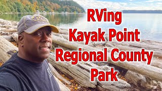 rving at kayak point regional county park in snohomish county in my 2018 Travato 59g