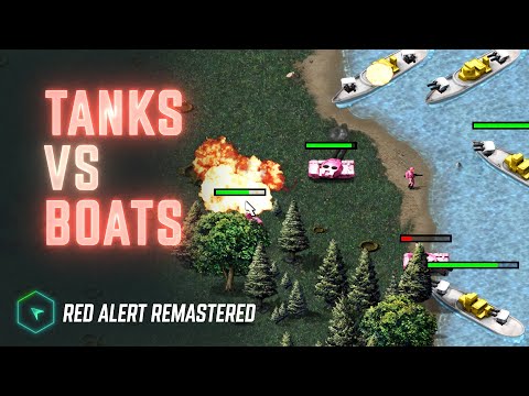 Chaotic 4v4 in Red Alert Remastered
