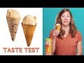 Cookie & Pretzel Ice Cream Cones Taste Test