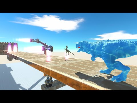 Who Can Survive Jet Turbine Road - Animal Revolt Battle Simulator