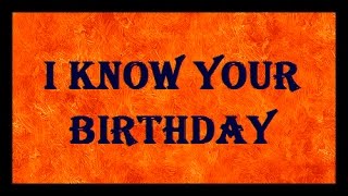I KNOW YOUR BIRTHDAY | Maths Magic Trick