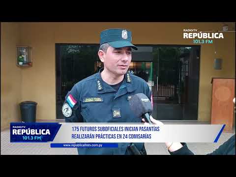 FUTUROS SUBOFICIALES INICIAN PASANTÍAS EN COMISARÍAS DEL GUAIRÁ