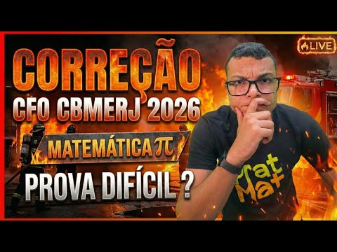 Correction of the CBMERJ 2026 CFO Mathematics Exam!! Exam Analysis!