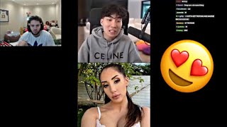 Adin Ross Reacts To RiceGum Shooting His Shot At His Sister Naomi Ross🥰