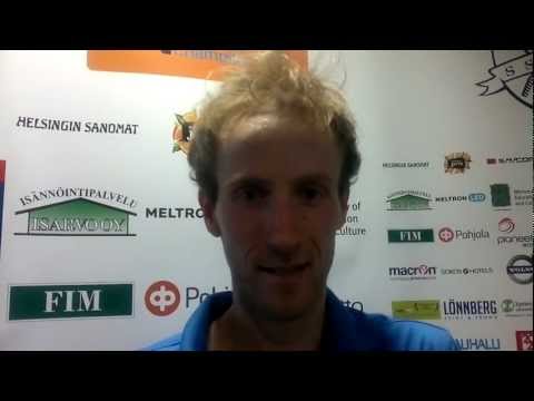 EICC2012 Matias Tuomi FIN:"Kaveri oli selvästi parempi"