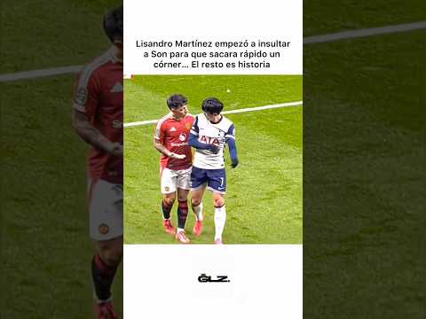 Lisandro Martínez quiso meter prisa a Son, y este le respondió de la forma más épica posible