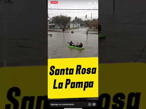 Última noticia, fuerte temporal en la Pampa , con voladuras de techos