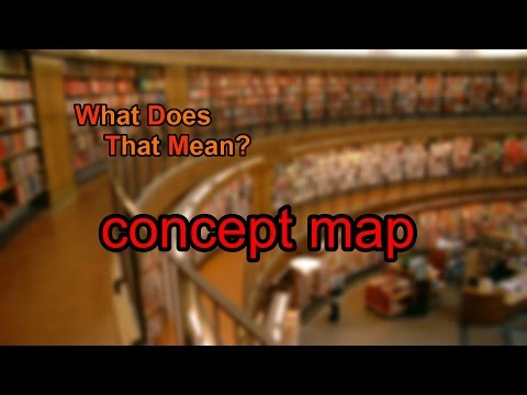 What does concept map mean?