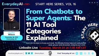 From Chatbots to Super Agents: The 11 AI Tool Categories Explained