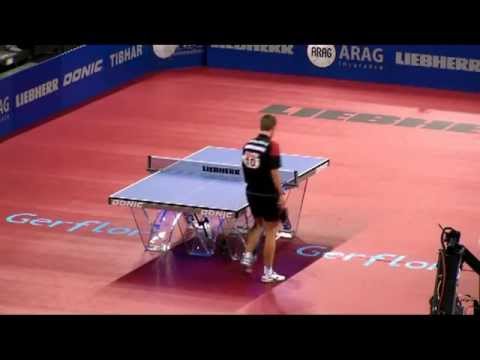 TT-Europa-Meisterschaften 2009  (18)Germany vs Spain Steger vs Cantera 2 P.Baum